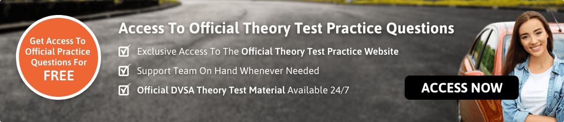 Access to official theory test questions